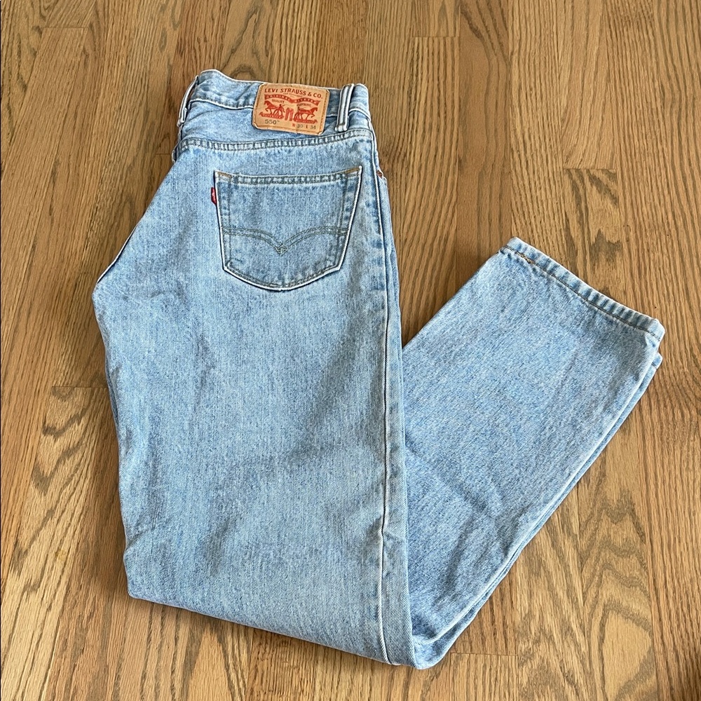 Levi's 550 Men's Denim Jeans in Light Blue 30x34